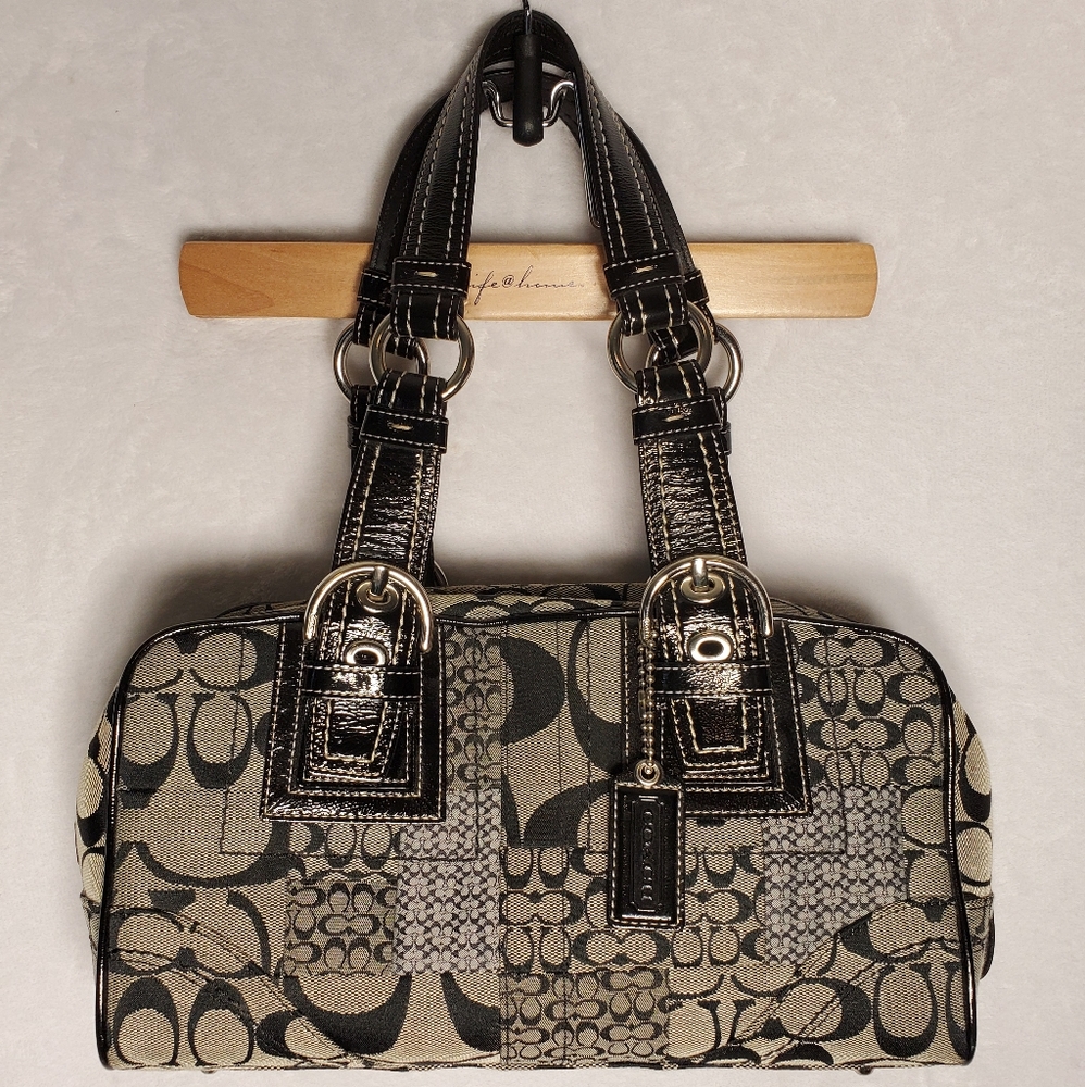 Coach Soho Signature Patchwork Satchel Handbag